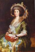 Francisco Jose de Goya Portrait of Senora Bermusezne Kepmasa. oil painting artist